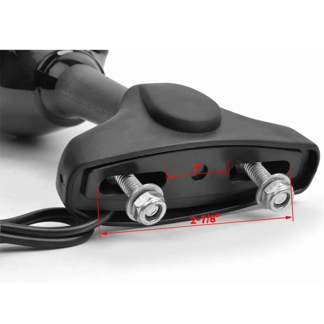 Carbon-Style Turn Signal Mirrors – Enhanced Visibility Riding System