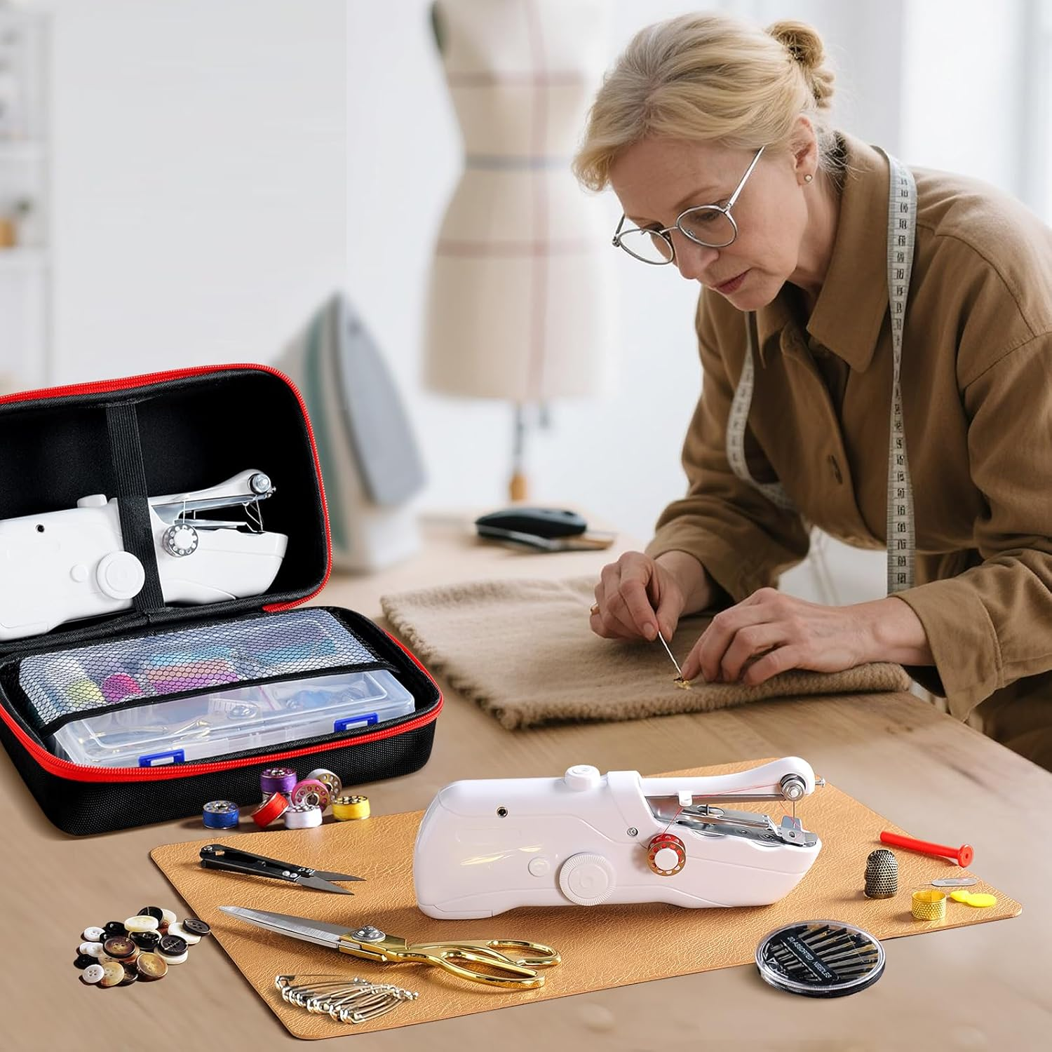 Portable Mini Home Sewing Machine