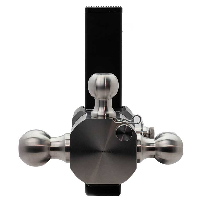 Heavy-Duty Adjustable Trailer Hitch with Multi-Drop Options for 2" & 2.5" Receivers