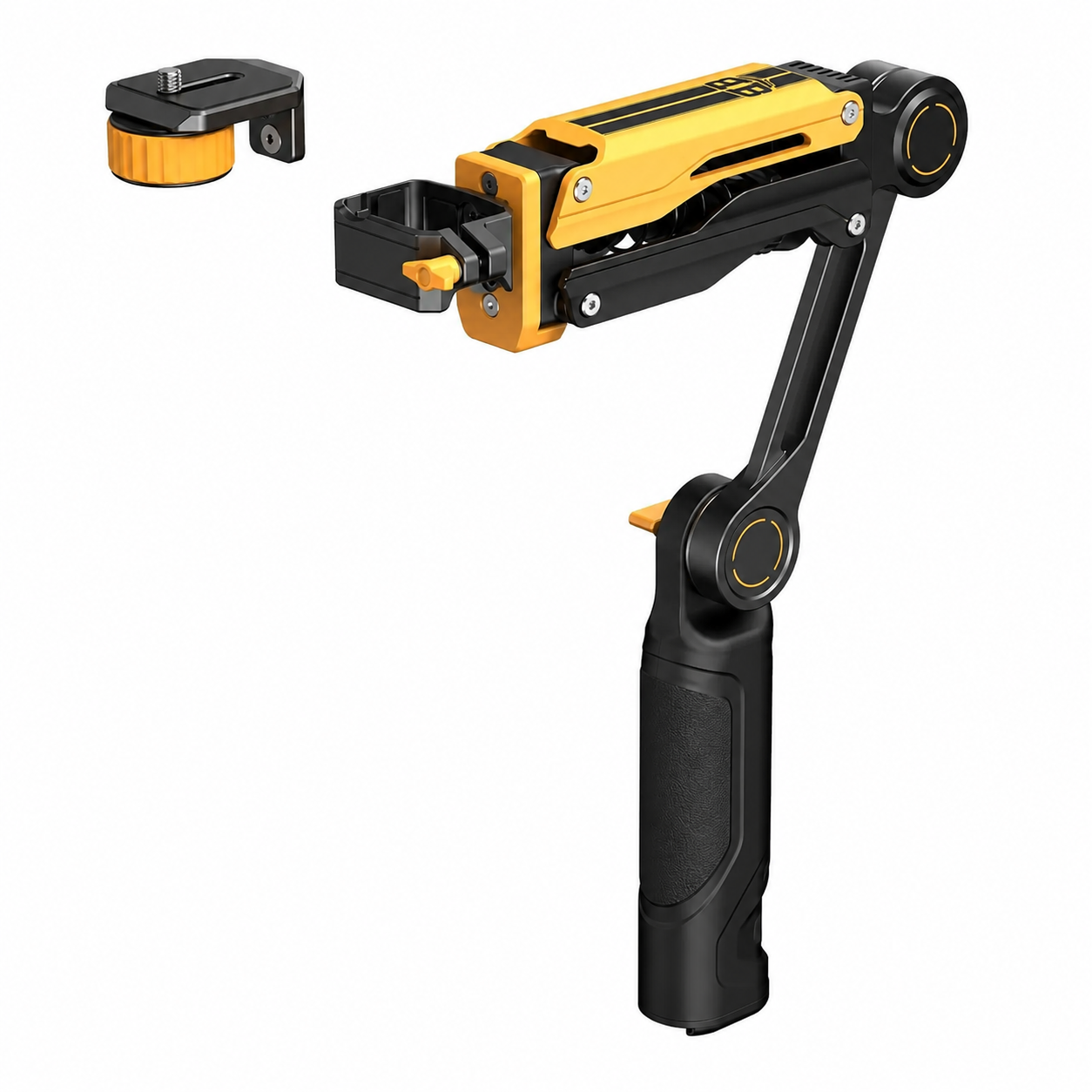 Mini Electronic Shock Absorber Arm – 5" Suction Cup Car Mount