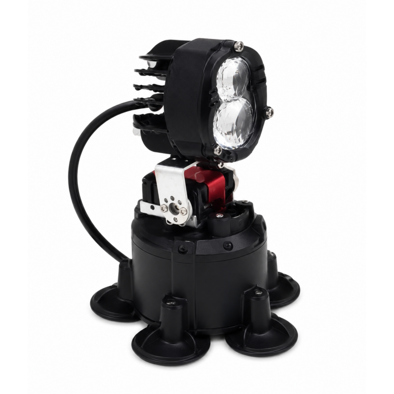 360° Remote Control Rotating LED Light – Magnetic Mount High-Brightness Vehicle & Outdoor Lighting System