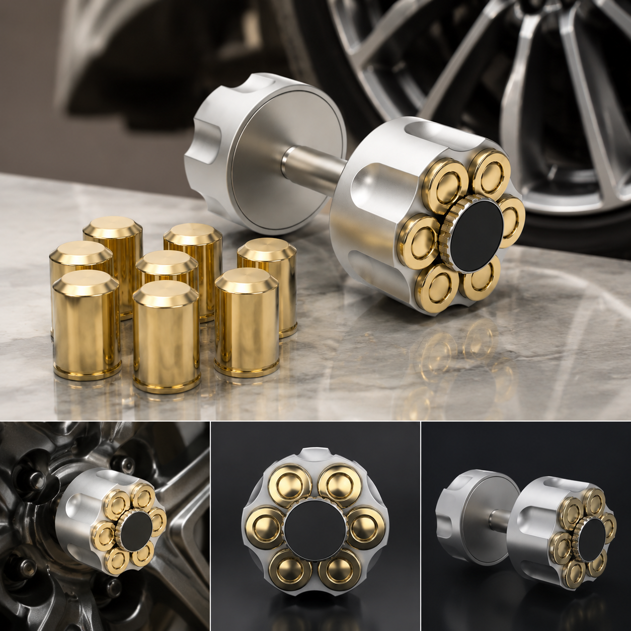 Revolver-Style Adjustable Dumbbell– Instantly Switch Weights for Smarter Strength Training