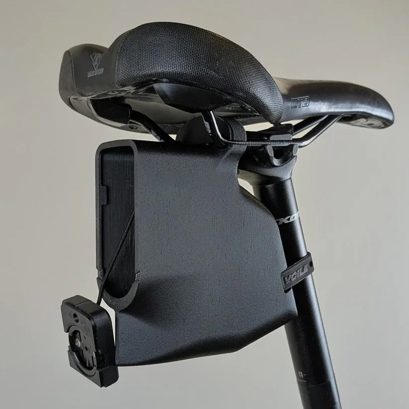 Seatpost tool bag can store essential road bike repair tools