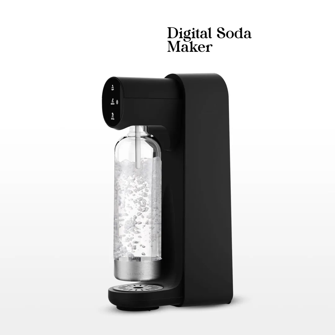 Home Sparkling Water & Soda Maker — 1L BPA-Free Manual Carbonation System