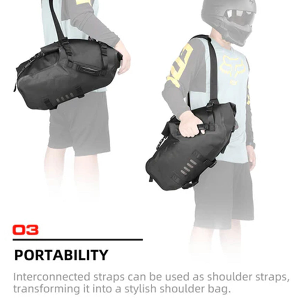 Ultimate Universal Waterproof Motorcycle Pannier Side Bags - Heavy-Duty Adventure Saddlebags for All Terrains