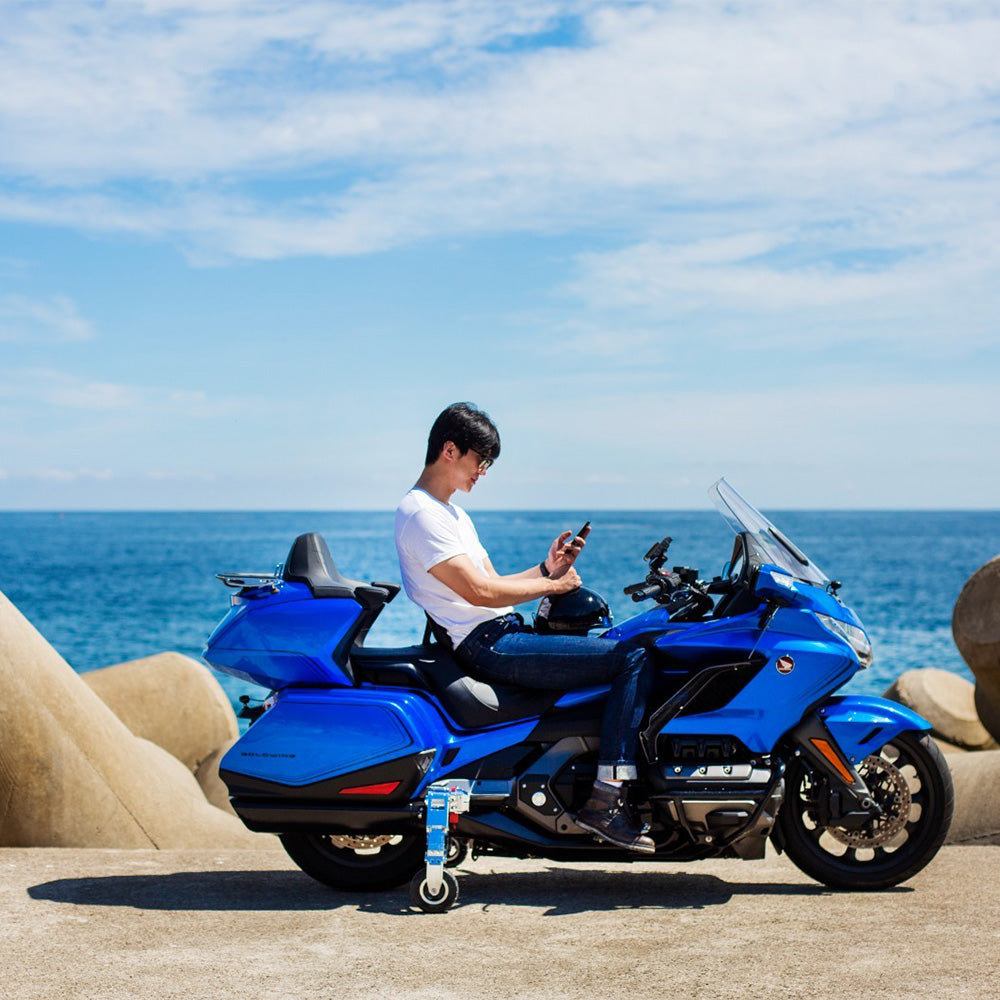 Ultimate Electric Motorcycle Landing Gear: Heavy-Duty Stabilizer & Parking Aid!