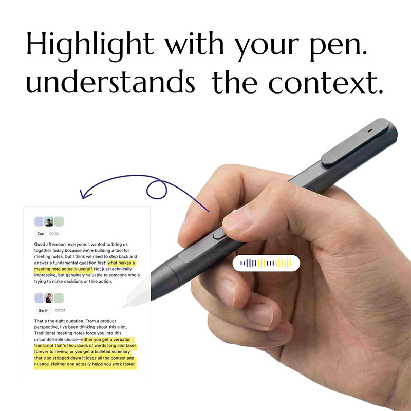 Smart AI Recording Pen | Intelligent Note-Taking & Voice Summary