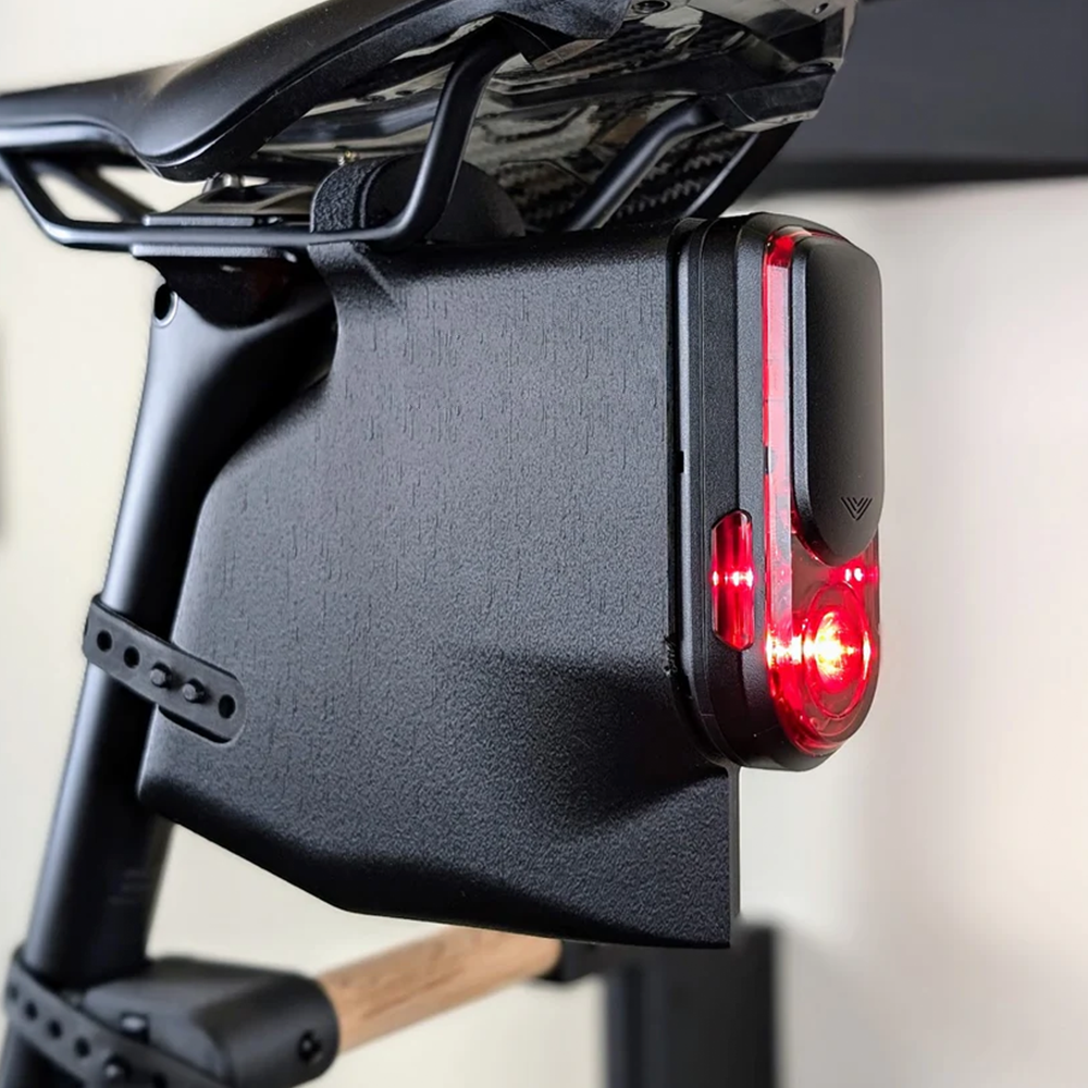 Seatpost tool bag can store essential road bike repair tools