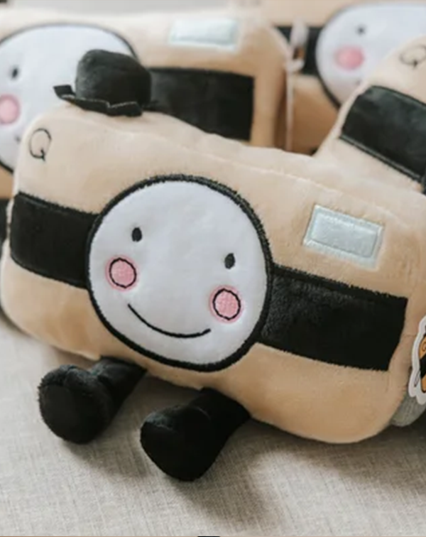 Camera lens protective case plush toy