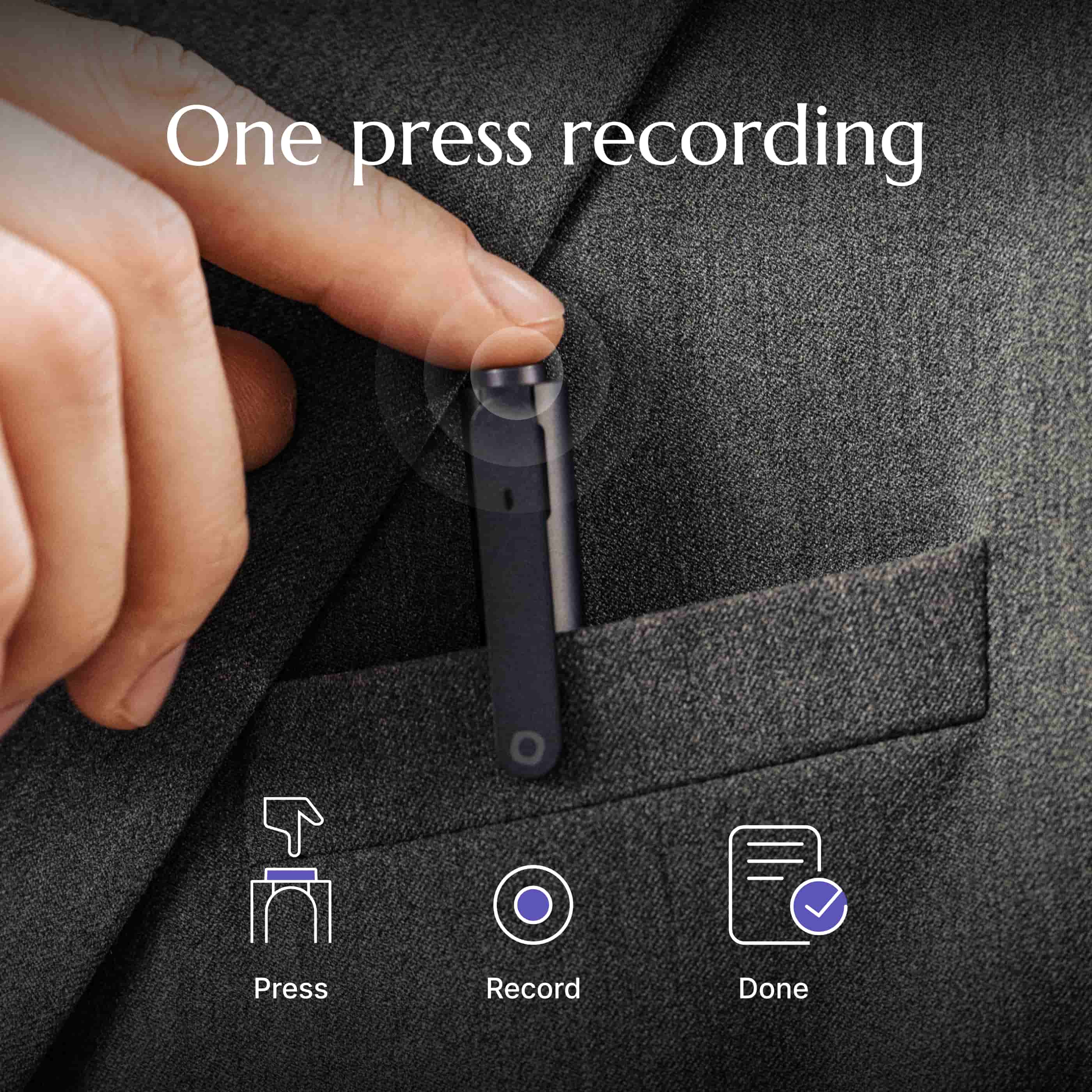 Smart AI Recording Pen | Intelligent Note-Taking & Voice Summary