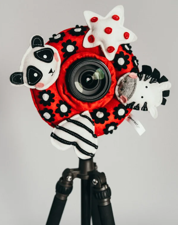 Camera lens protective case plush toy