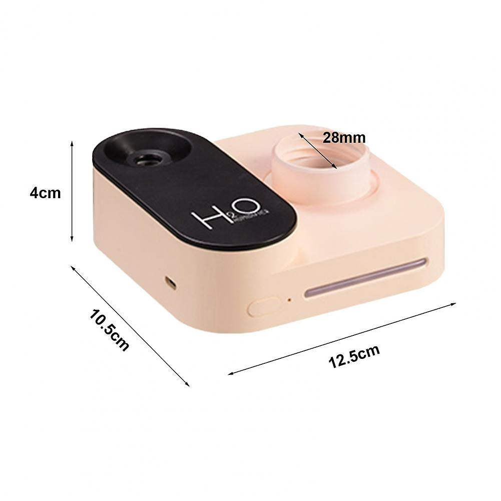 28mm Mini Humidifier, USB Rechargeable Cute Camera-Shaped Water Bottle Humidifier
