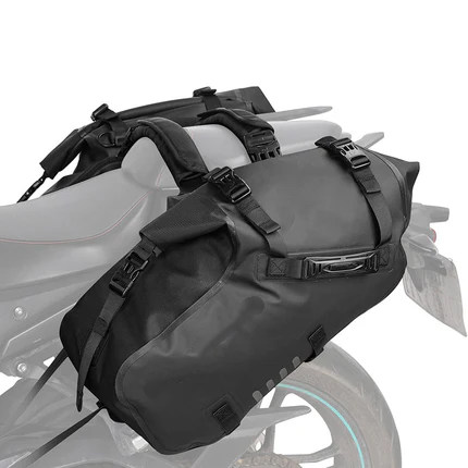 Ultimate Universal Waterproof Motorcycle Pannier Side Bags - Heavy-Duty Adventure Saddlebags for All Terrains