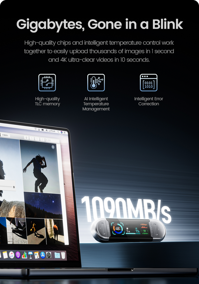 Display USB Drive – Smart Flash Drive with Built-In Screen