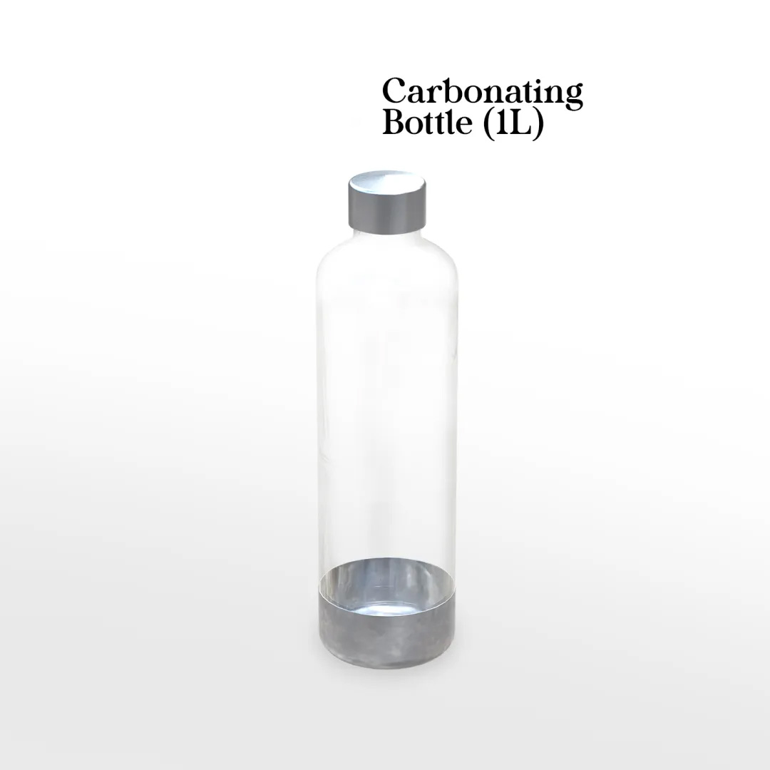 Home Sparkling Water & Soda Maker — 1L BPA-Free Manual Carbonation System