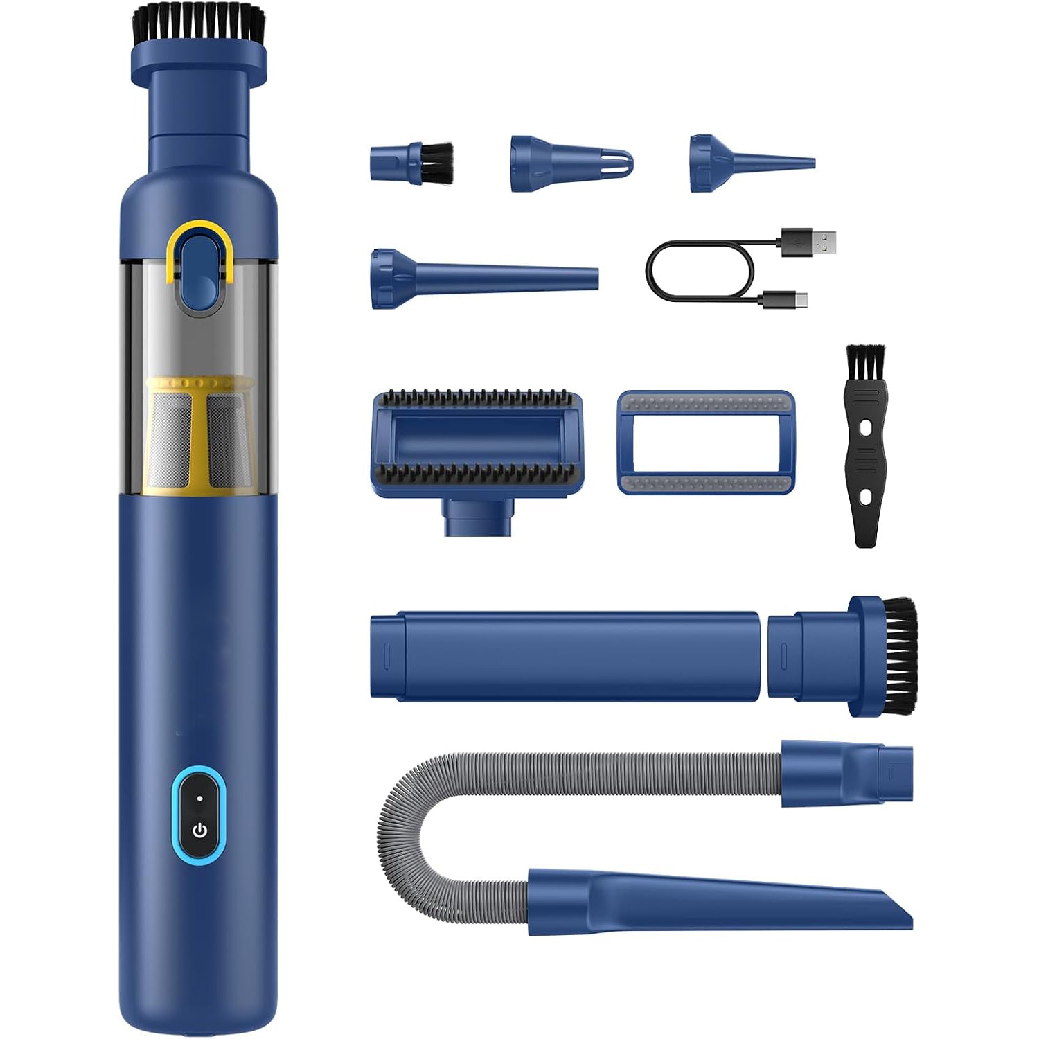 Car Vacuum Cleaner – 4-in-1 Portable Mini Cordless Vacuum