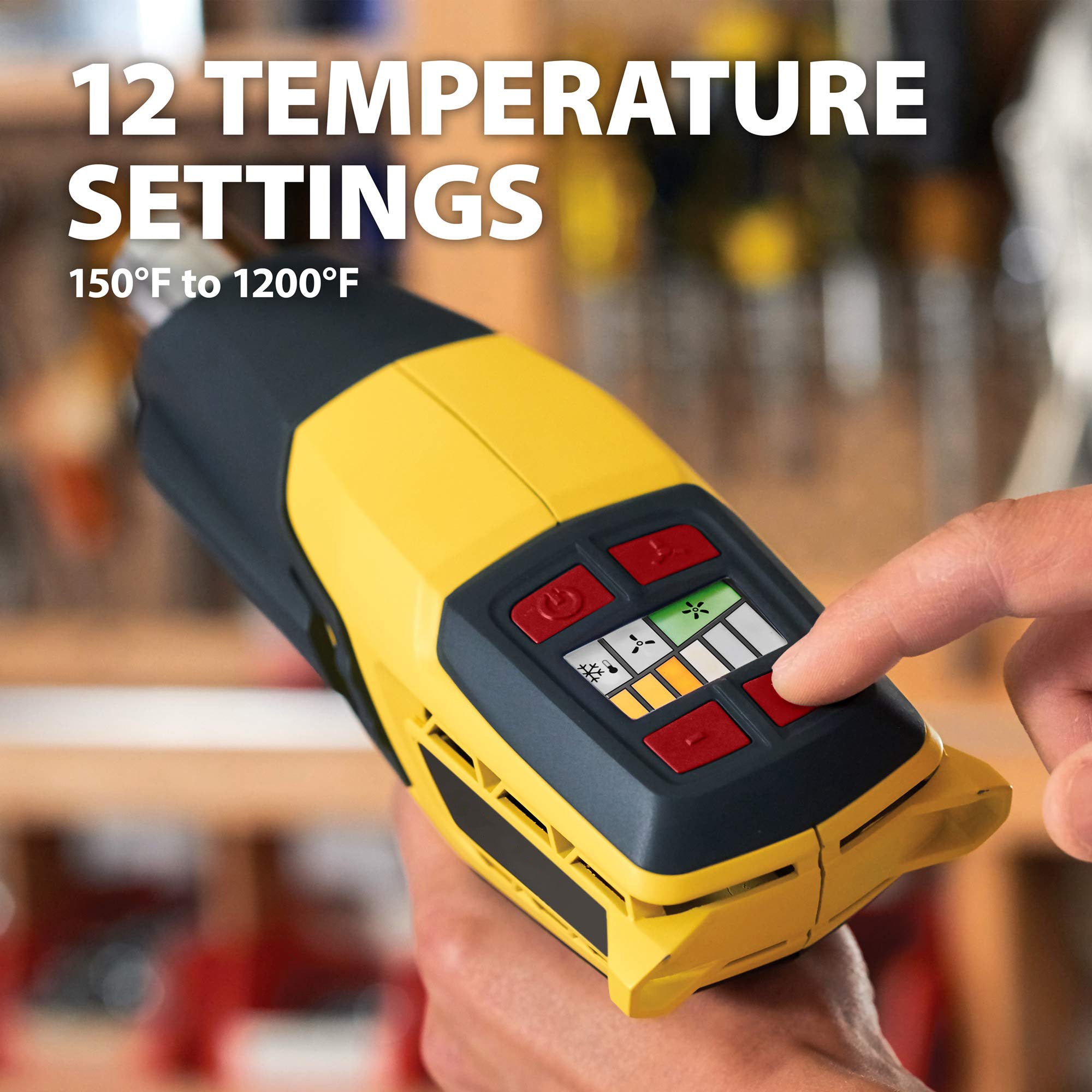 Variable Temp Digital Heat Gun | 150°F to 1200°F