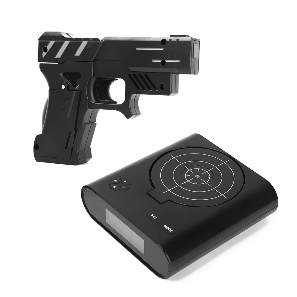 Shooting Alarm Clock – Battery Model Target Practice Wake-Up Game