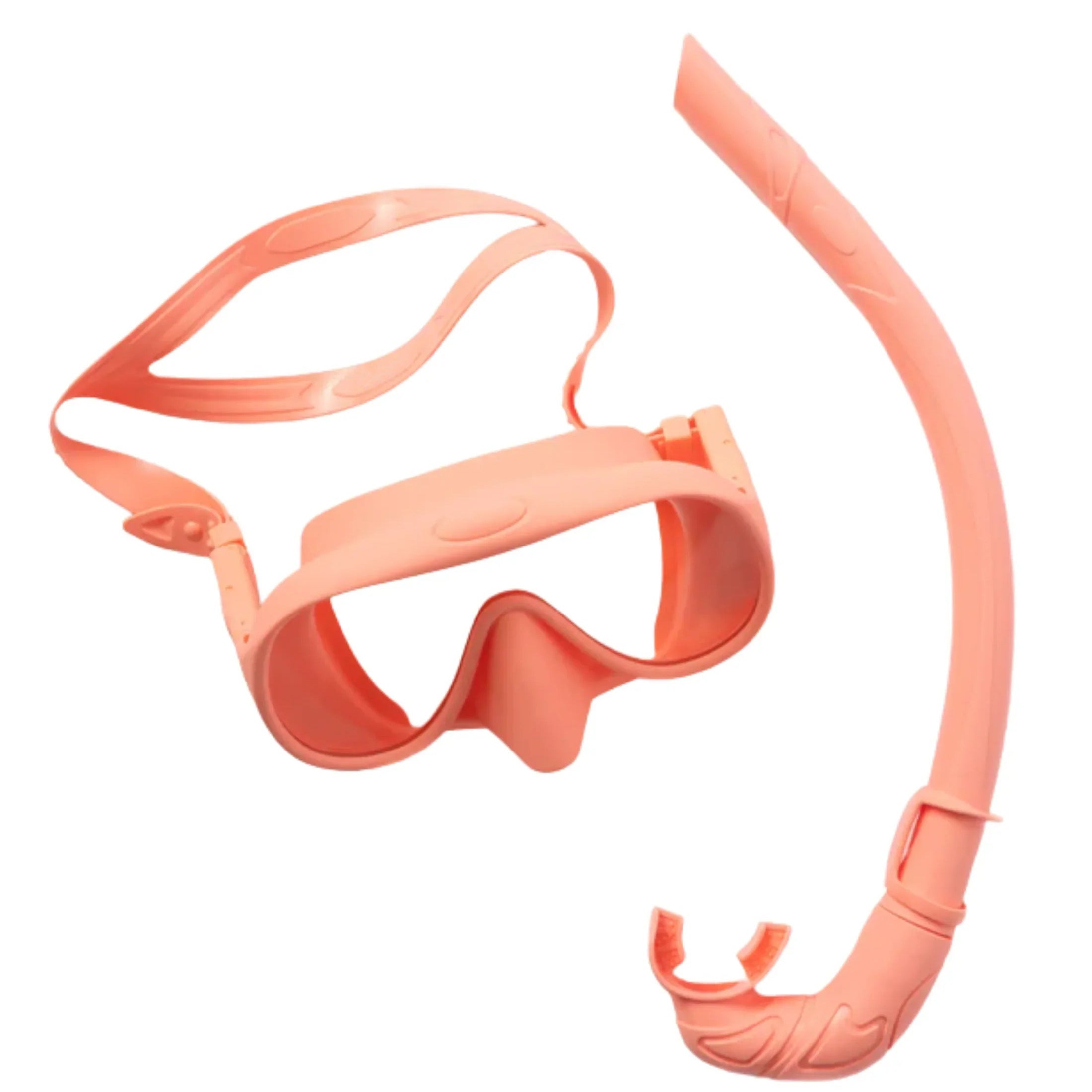Swimming Mask & Snorkel Set – Stylish Two-Tone Snorkeling Gear
