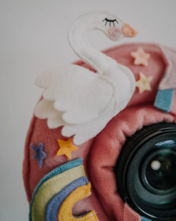 Camera lens protective case plush toy