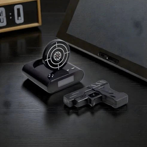 Shooting Alarm Clock – Battery Model Target Practice Wake-Up Game