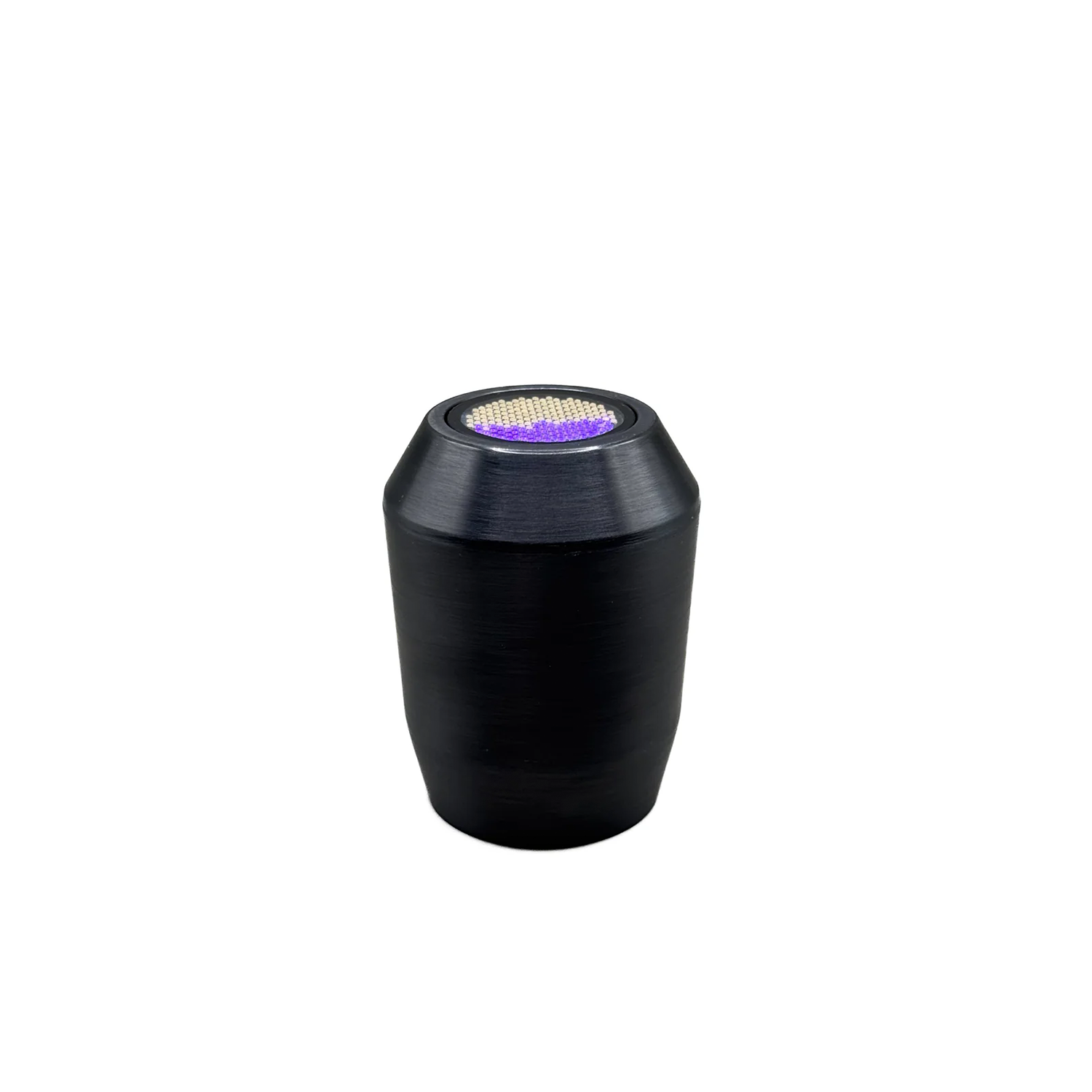 Gear shift knob with purple LED light
