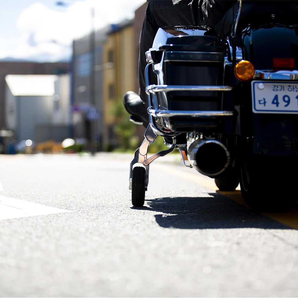 Ultimate Electric Motorcycle Landing Gear: Heavy-Duty Stabilizer & Parking Aid!