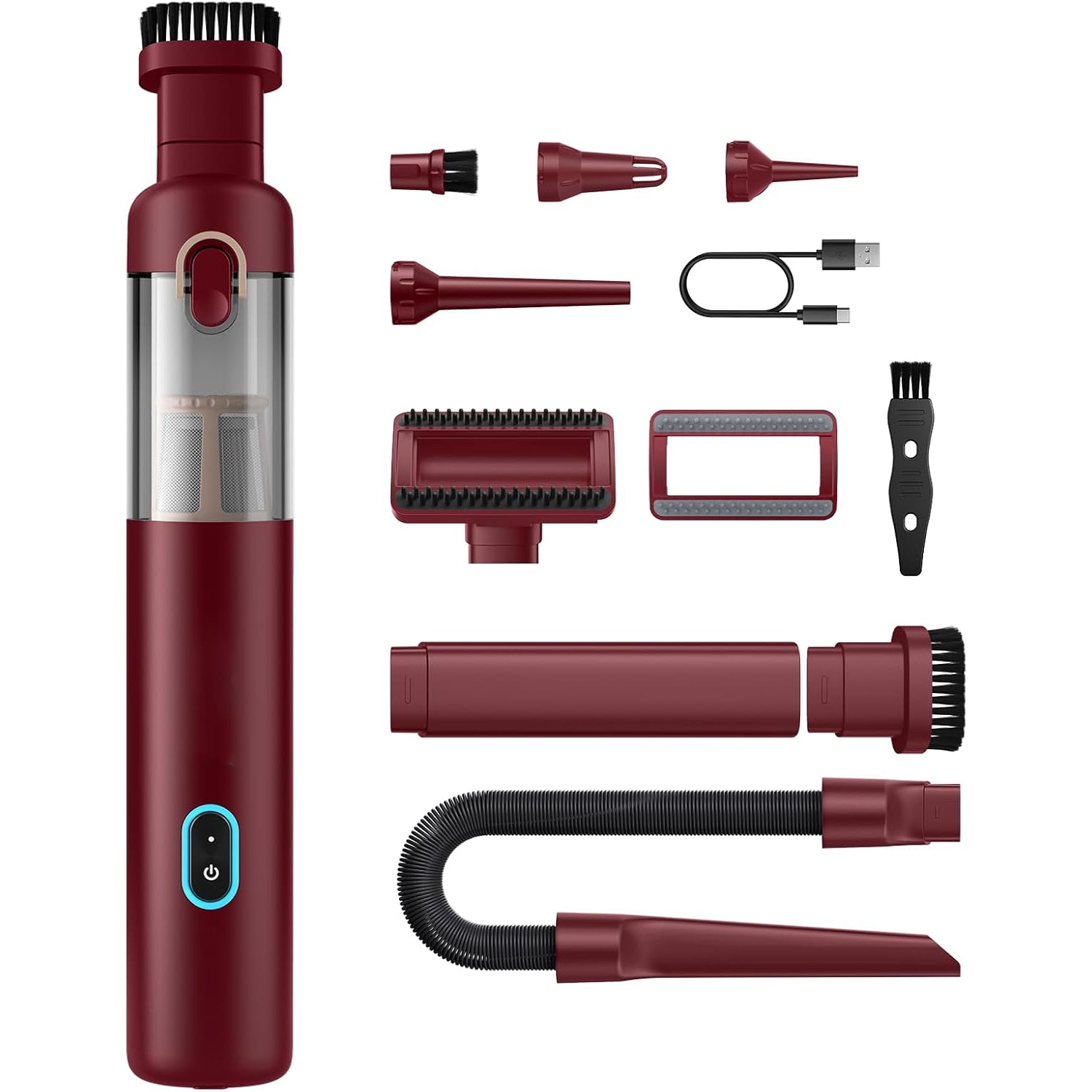 Car Vacuum Cleaner – 4-in-1 Portable Mini Cordless Vacuum