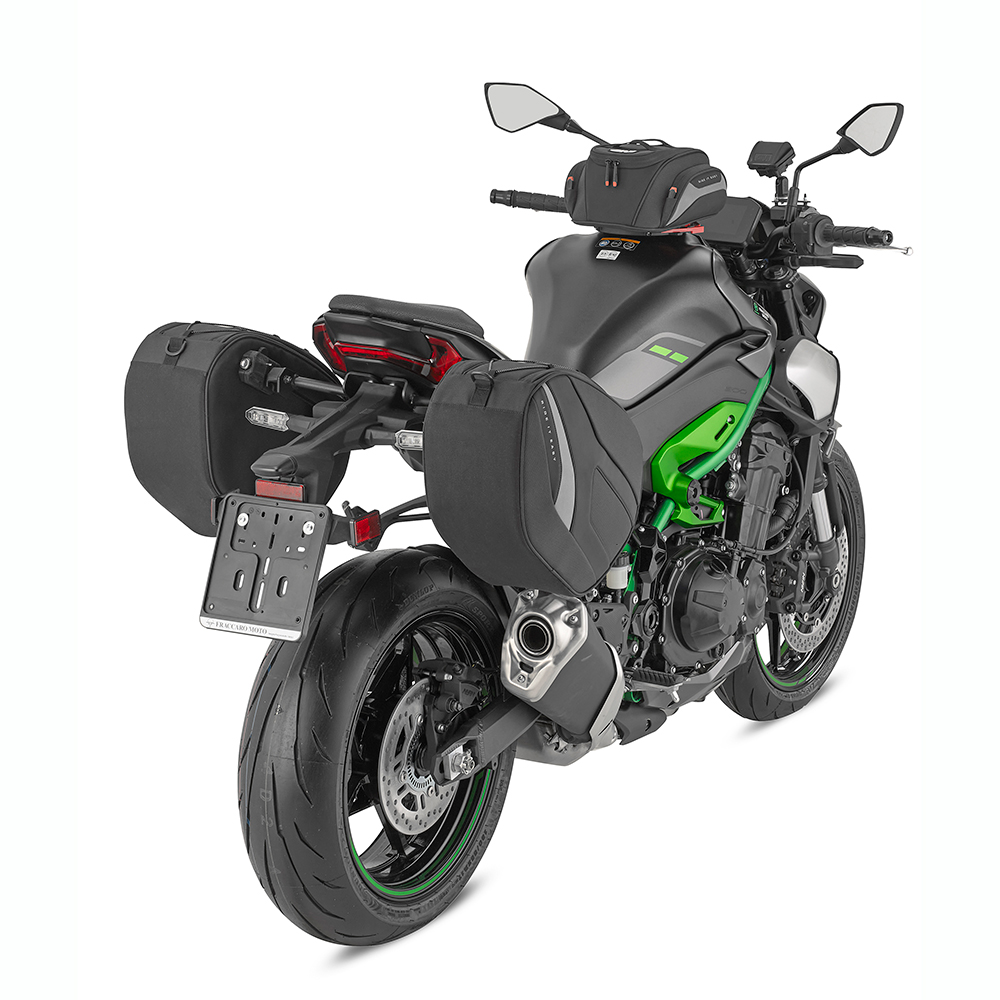 Premium 18L Waterproof Motorcycle Side Bag with Hidden Mount!