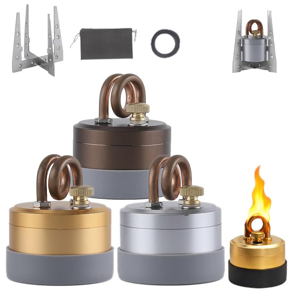 Portable Alcohol Camping Stove – Compact, Wind-Resistant