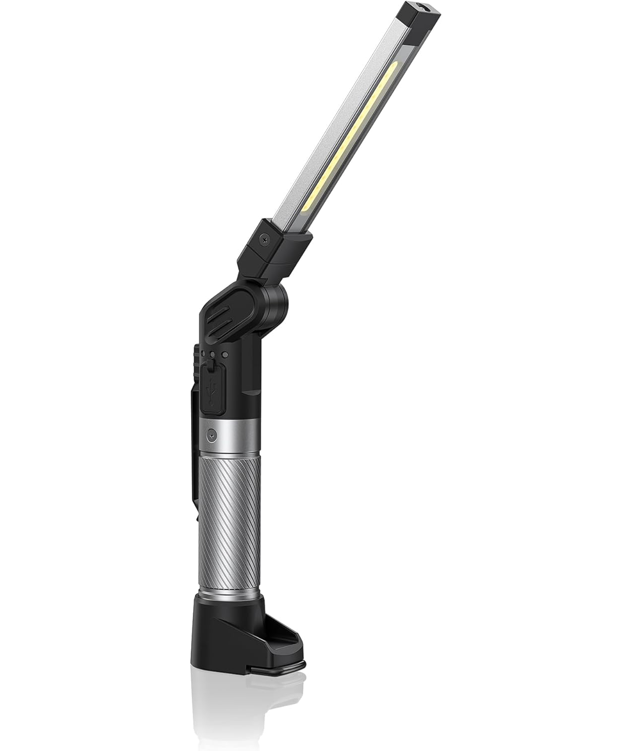 Magnetic Work Light – 800 Lumens Rechargeable Folding LED Flashlight