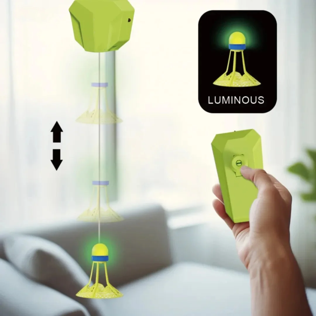 Remote-Control Badminton Training Device – Solo Practice Made Fun