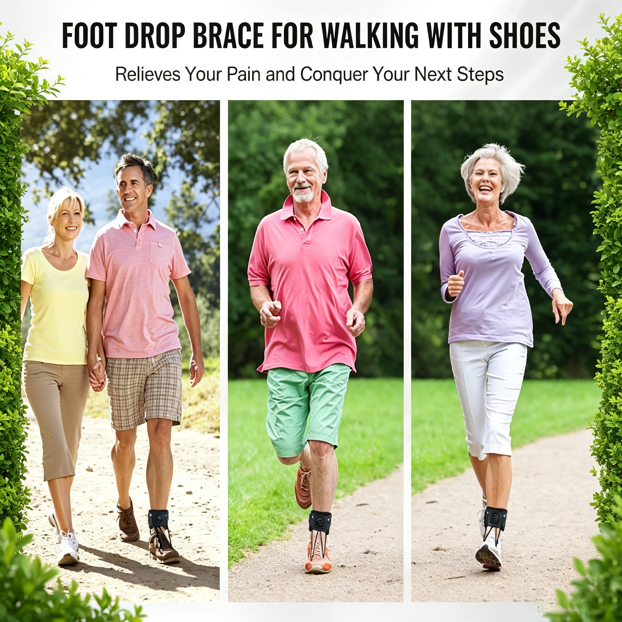 Foot Drop Brace – Adjustable Dorsiflexion Dial