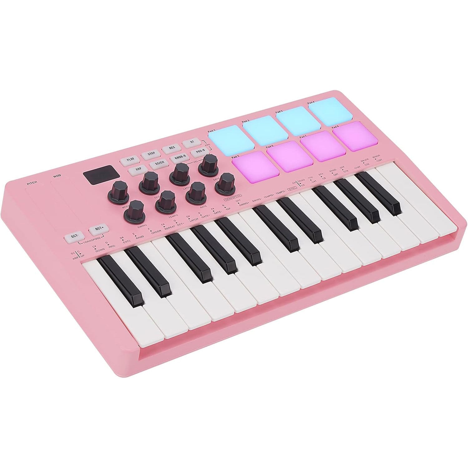 25-Key USB MIDI Keyboard Controller – Bluetooth