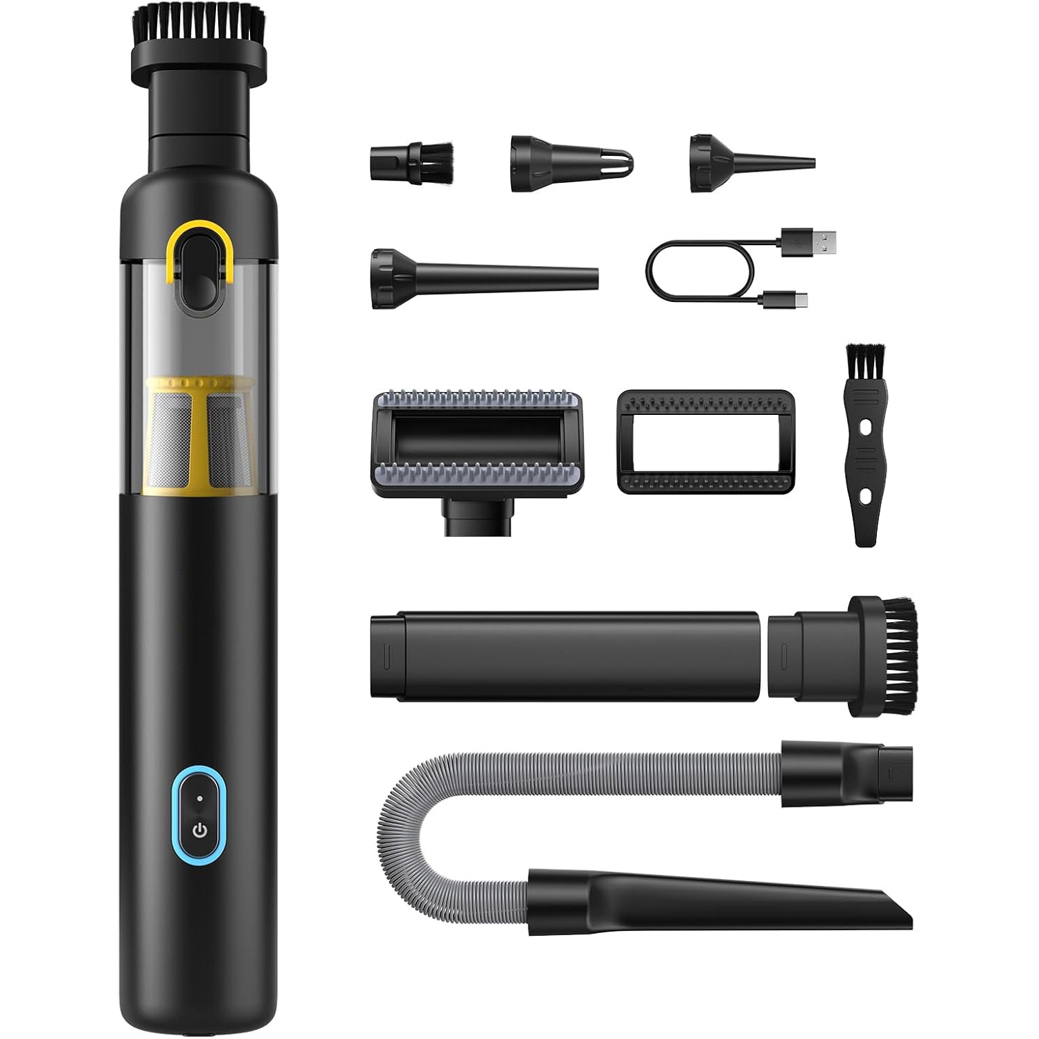 Car Vacuum Cleaner – 4-in-1 Portable Mini Cordless Vacuum