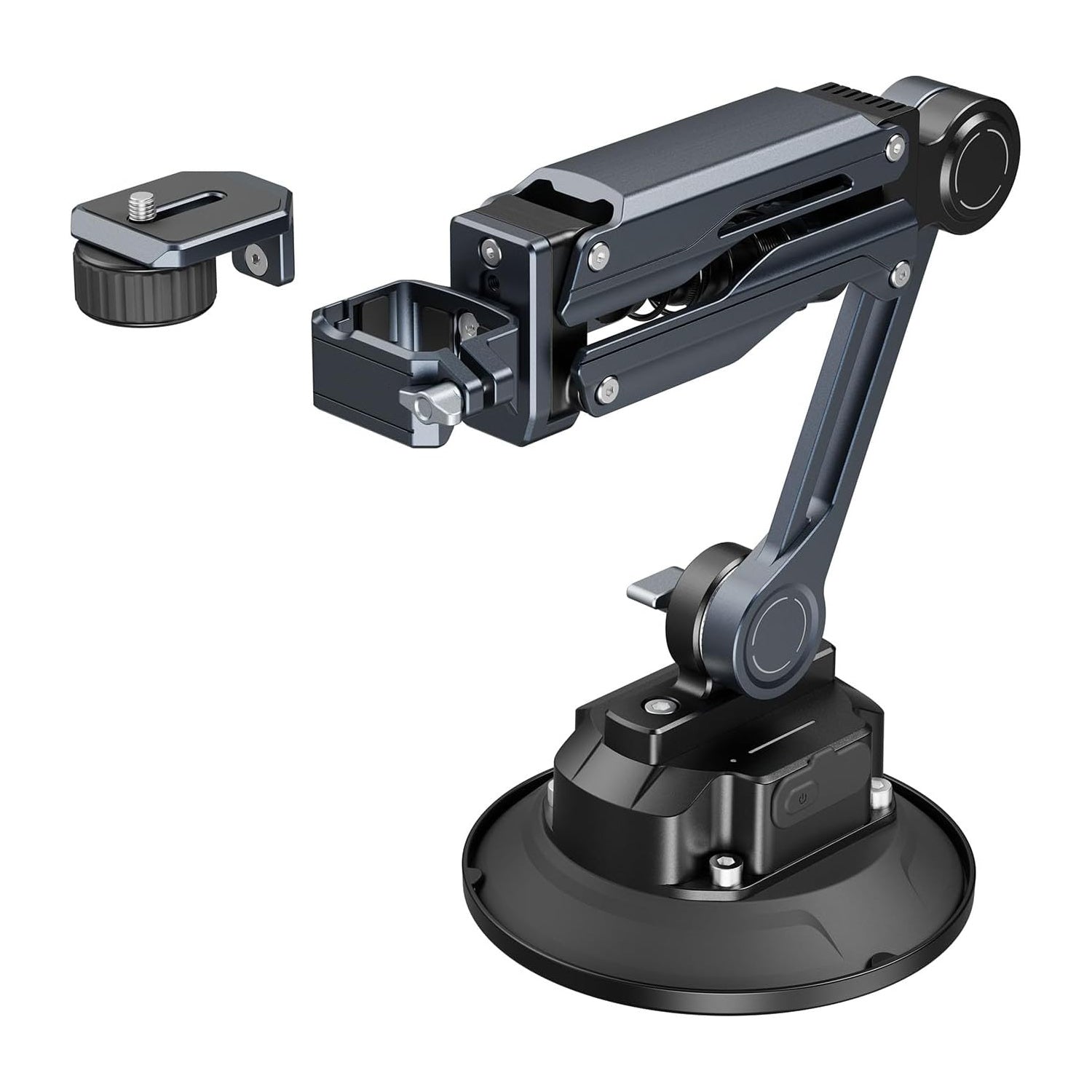 Mini Electronic Shock Absorber Arm – 5" Suction Cup Car Mount
