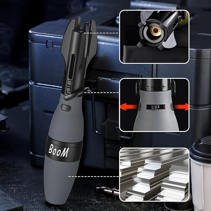 Creative rocket-shaped fingertip lighter