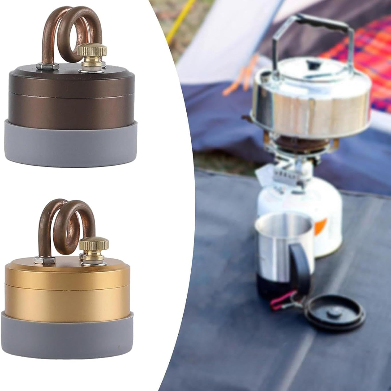 Portable Alcohol Camping Stove – Compact, Wind-Resistant