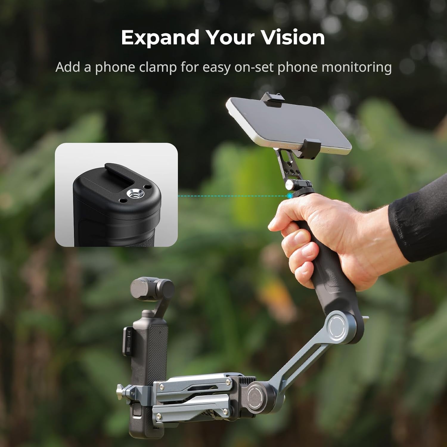 Mini Electronic Shock Absorber Arm – 5" Suction Cup Car Mount
