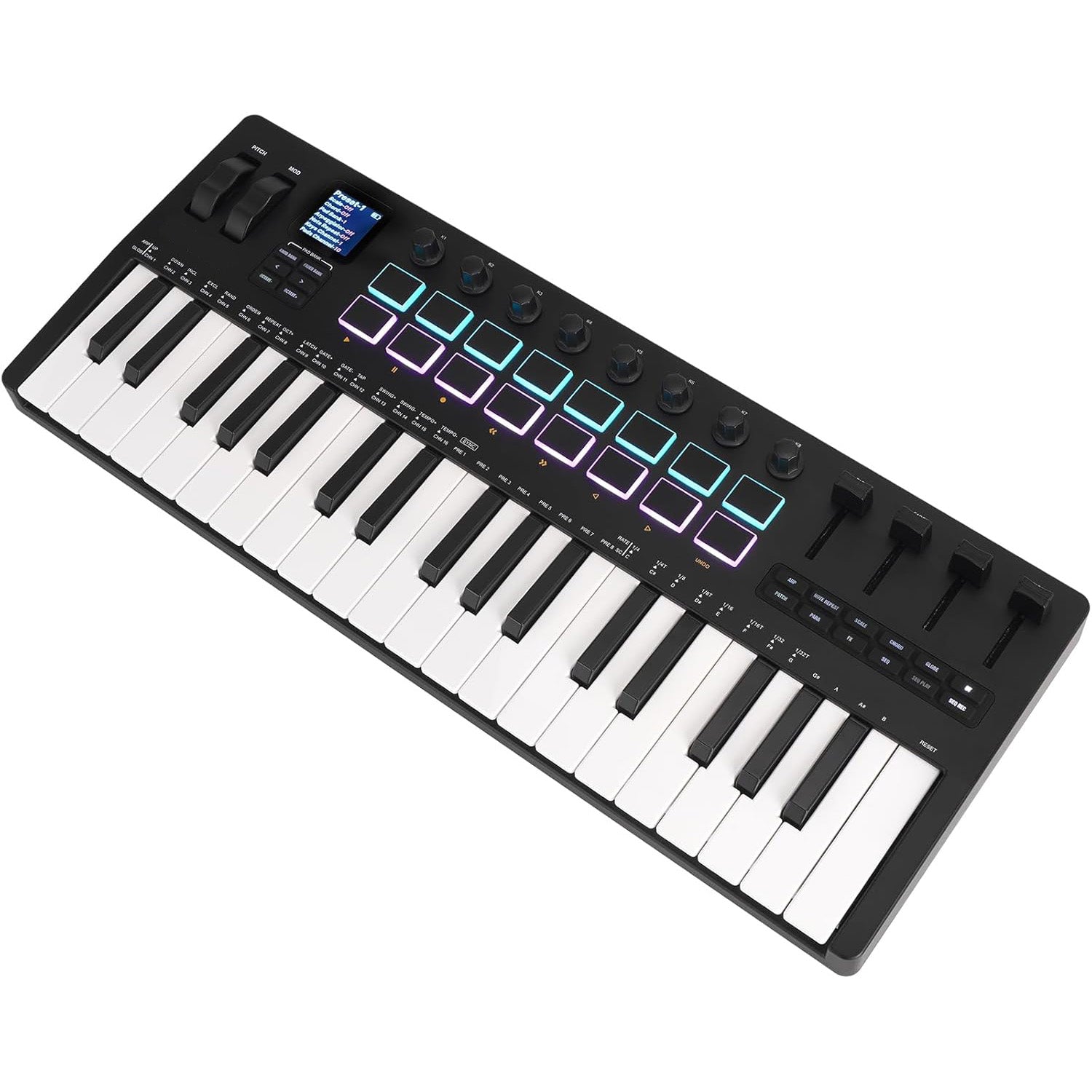 25-Key USB MIDI Keyboard Controller – Bluetooth