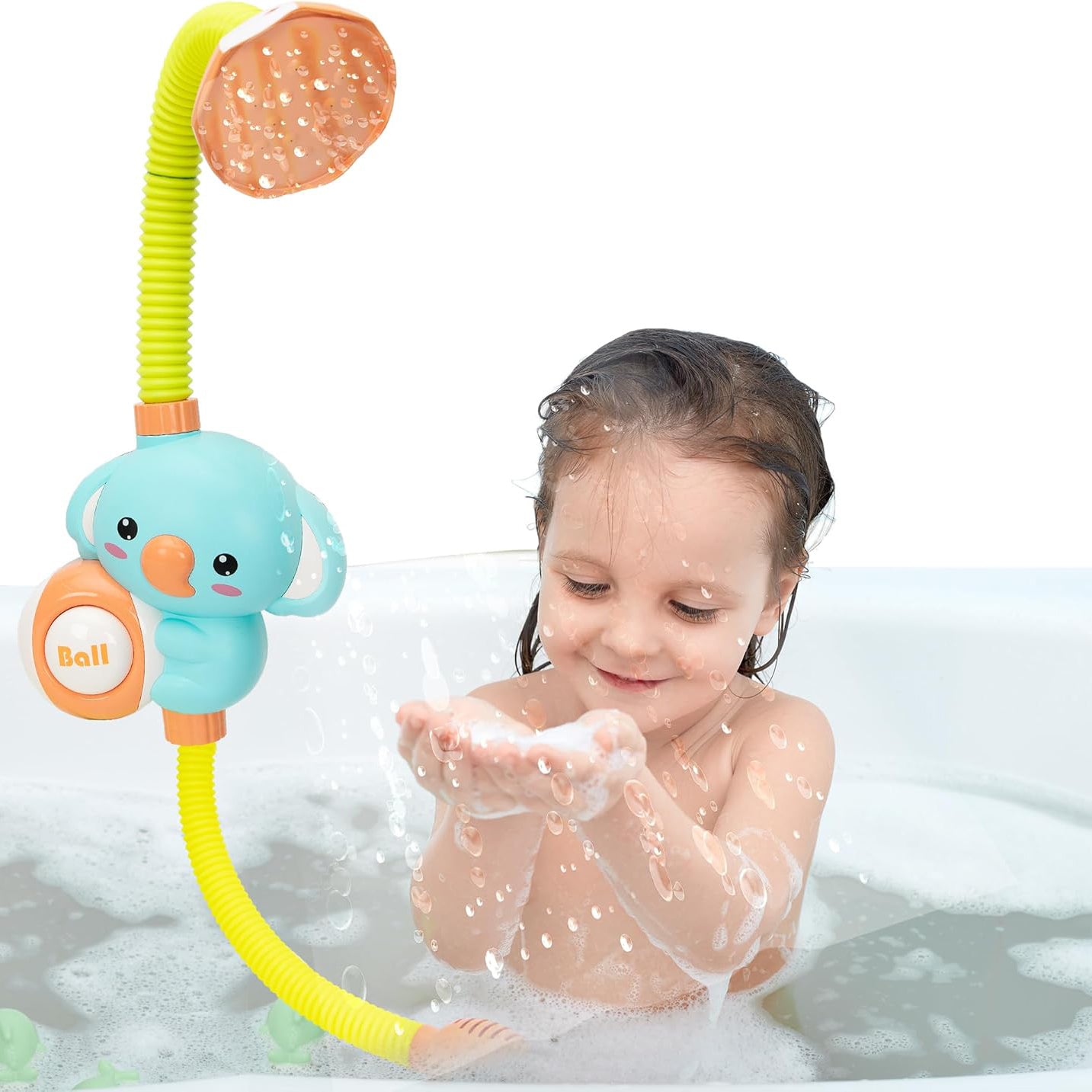 Baby Bath Toy – Automatic Shower Head with Water Pump, Fun Bath Time Toy for Toddlers