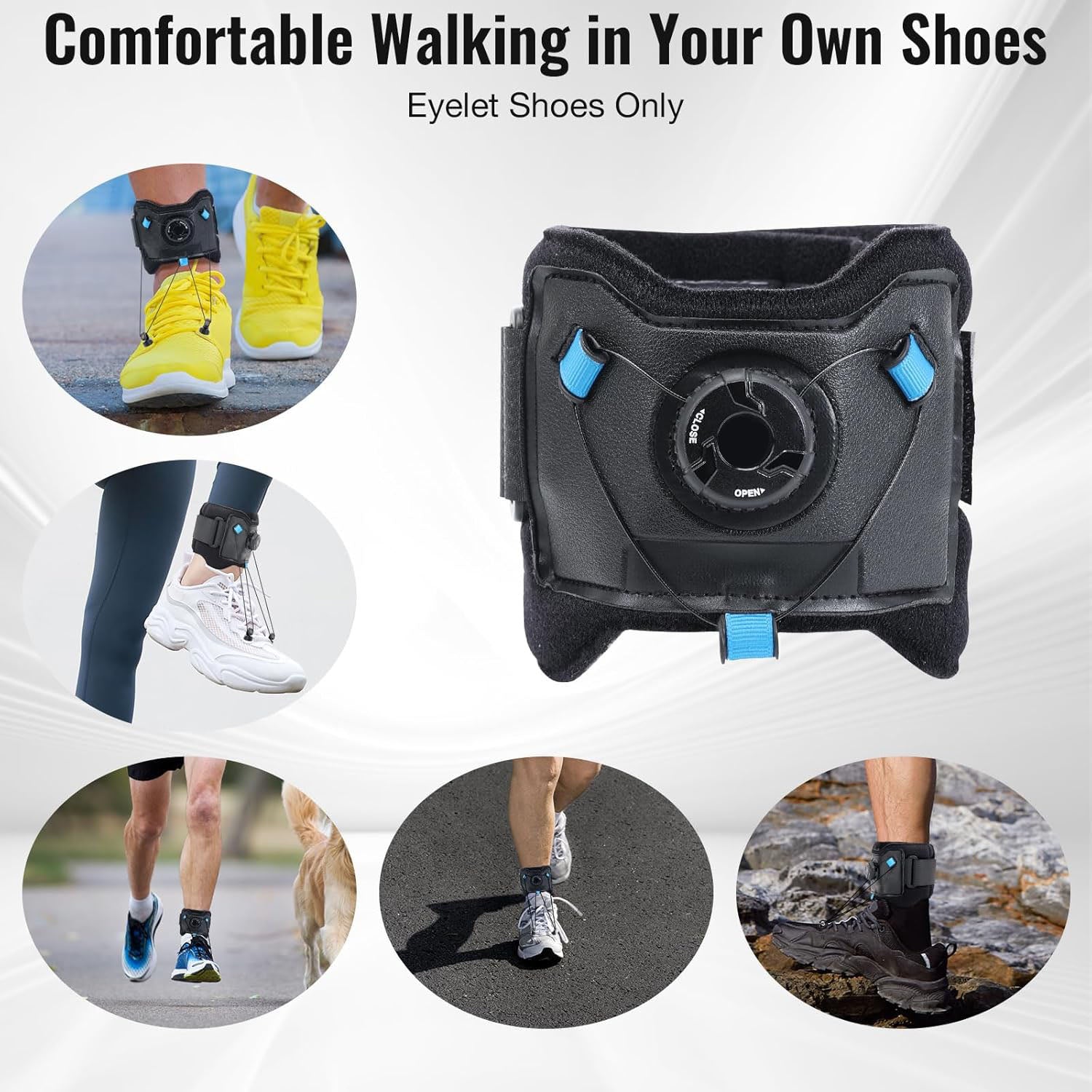 Foot Drop Brace – Adjustable Dorsiflexion Dial