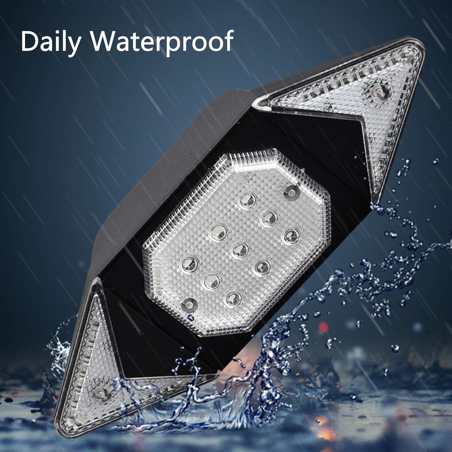 Bicycle Tail Light with Remote Control | Waterproof Warning Cycling Light