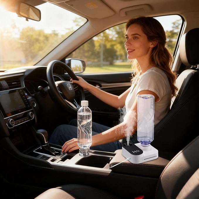 28mm Mini Humidifier, USB Rechargeable Cute Camera-Shaped Water Bottle Humidifier