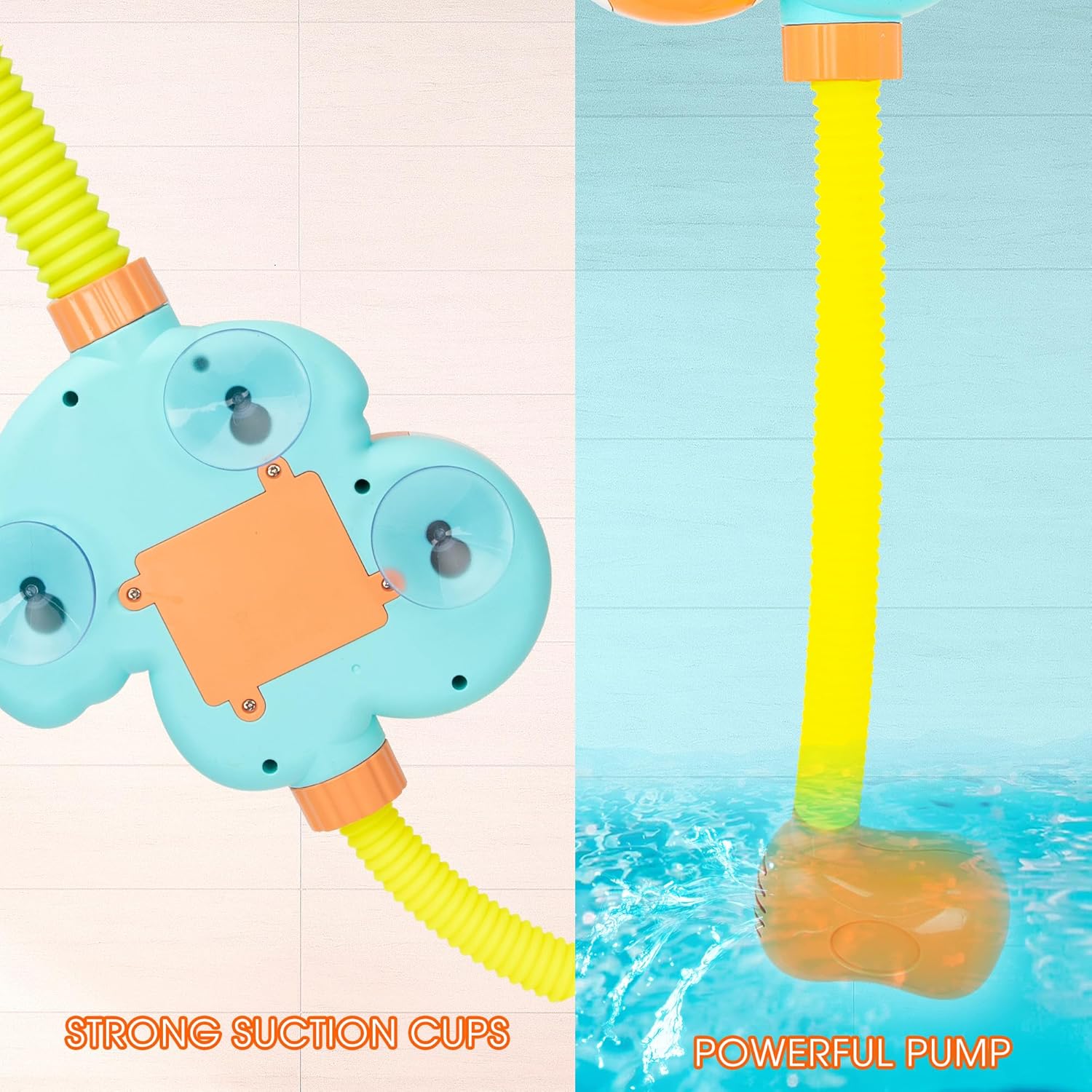 Baby Bath Toy – Automatic Shower Head with Water Pump, Fun Bath Time Toy for Toddlers