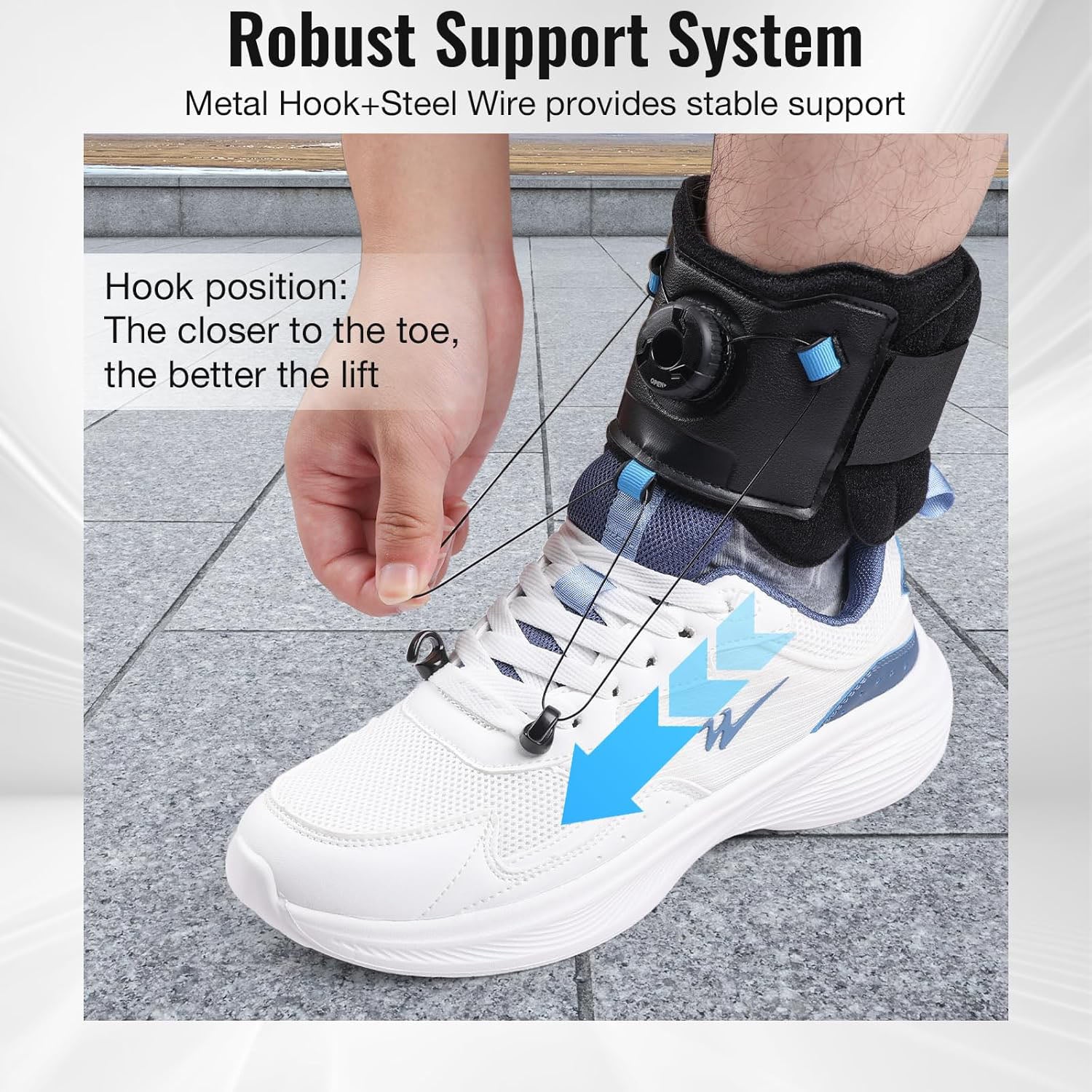 Foot Drop Brace – Adjustable Dorsiflexion Dial