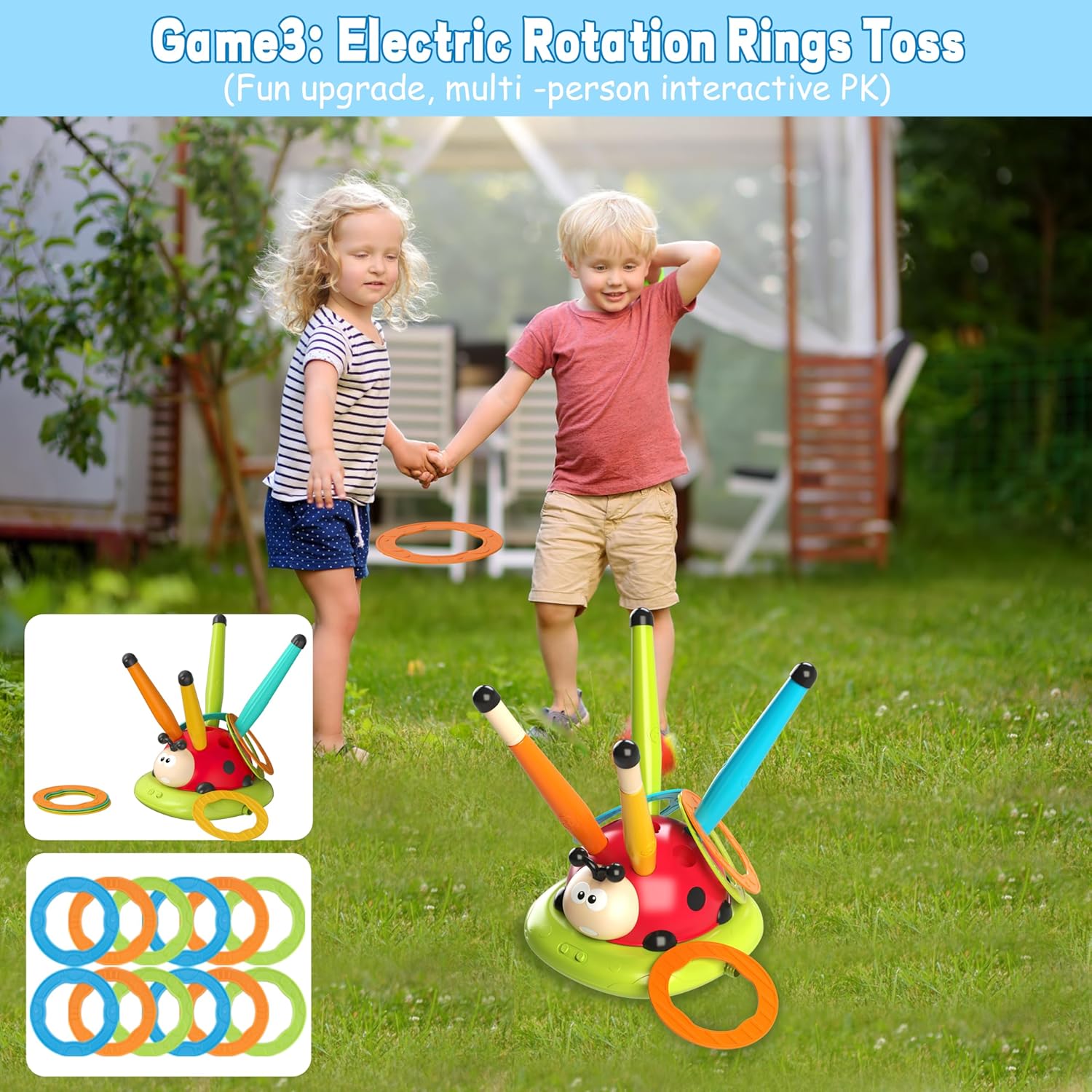3-in-1 Musical Jumping Fun Ladybug Toy
