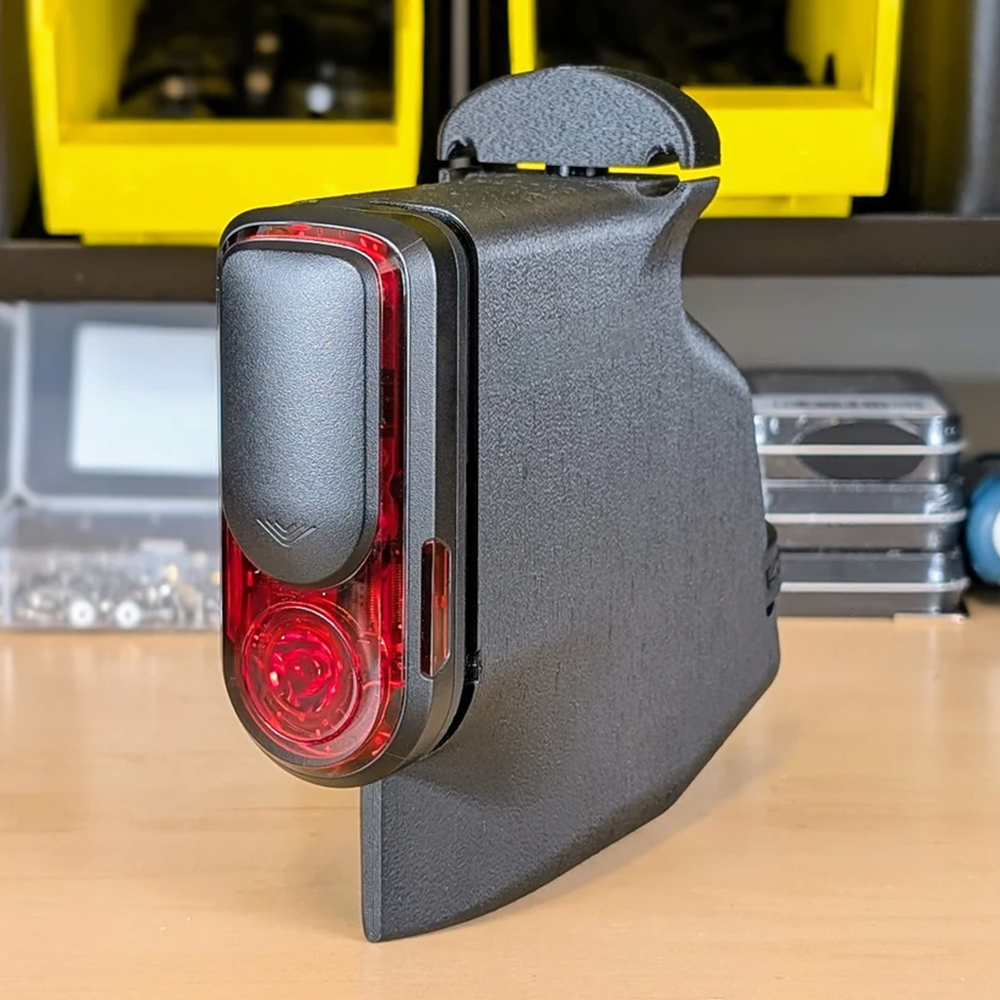 Seatpost tool bag can store essential road bike repair tools