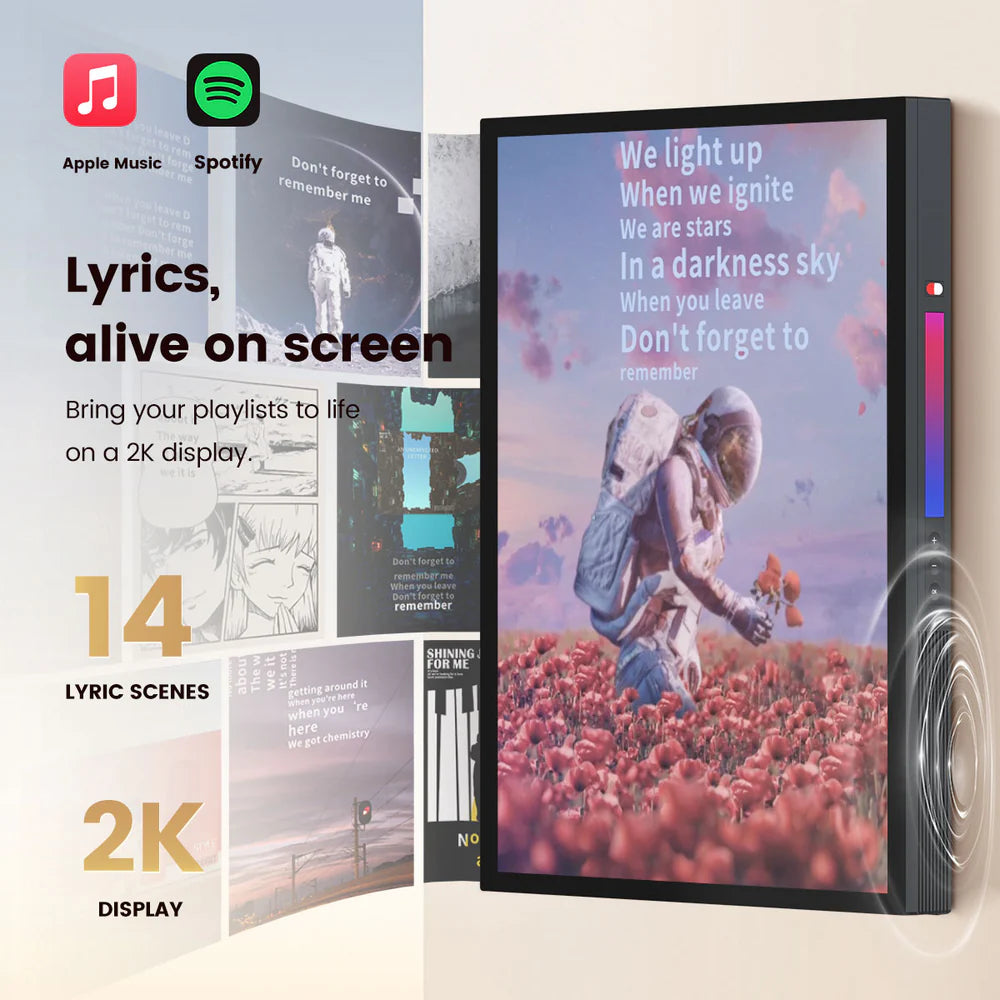 Stereo Frame Lyric Speaker