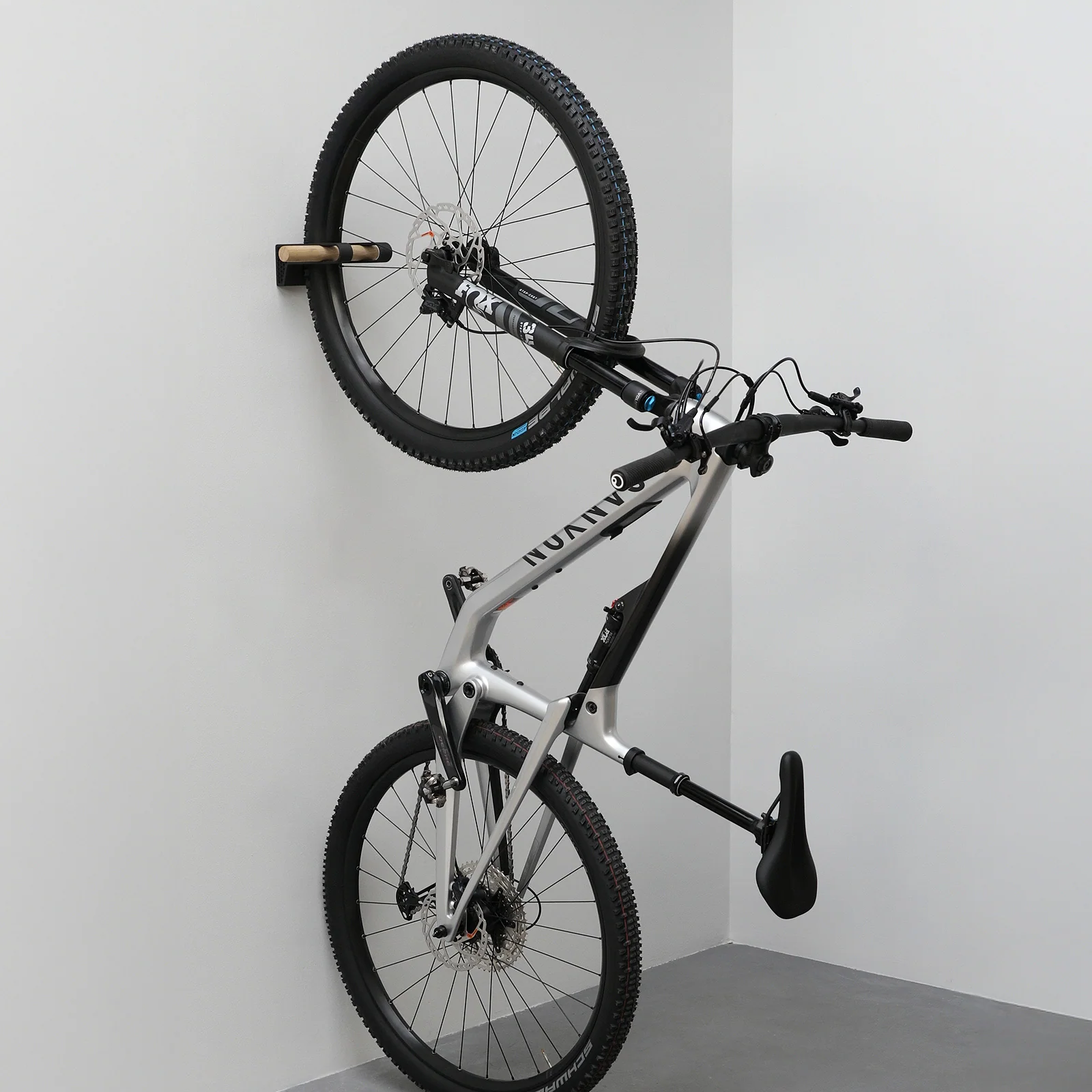 Vertical Wall-Mounted Bike Rack – Space-Saving, Stylish Design